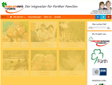 Tablet Screenshot of familieninfo-fuerth.de